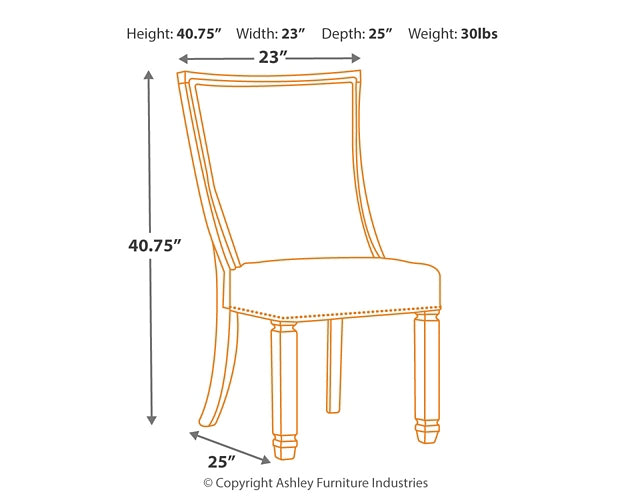 Bolanburg Dining UPH Side Chair (2/CN)