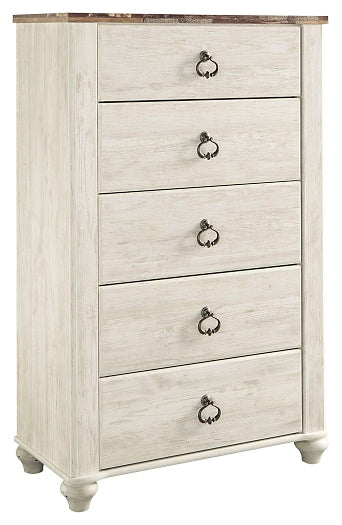 Willowton Five Drawer Chest