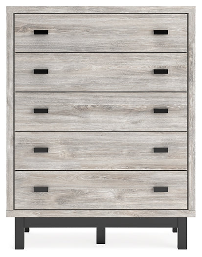 Vessalli Five Drawer Wide Chest