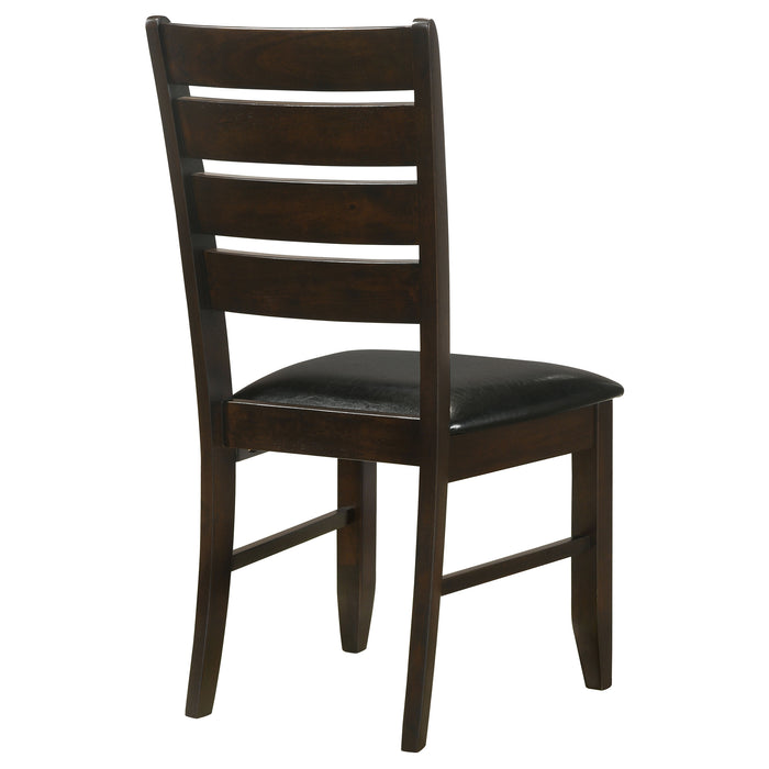 Dalila Wood Dining Side Chair Cappuccino (Set of 2)