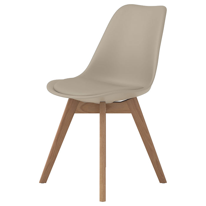 Caballo Polypropylene Dining Side Chair Tan (Set of 2)