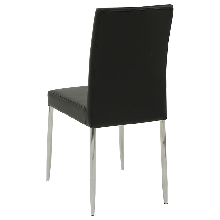 Maston Upholstered Dining Side Chair Black (Set of 4)