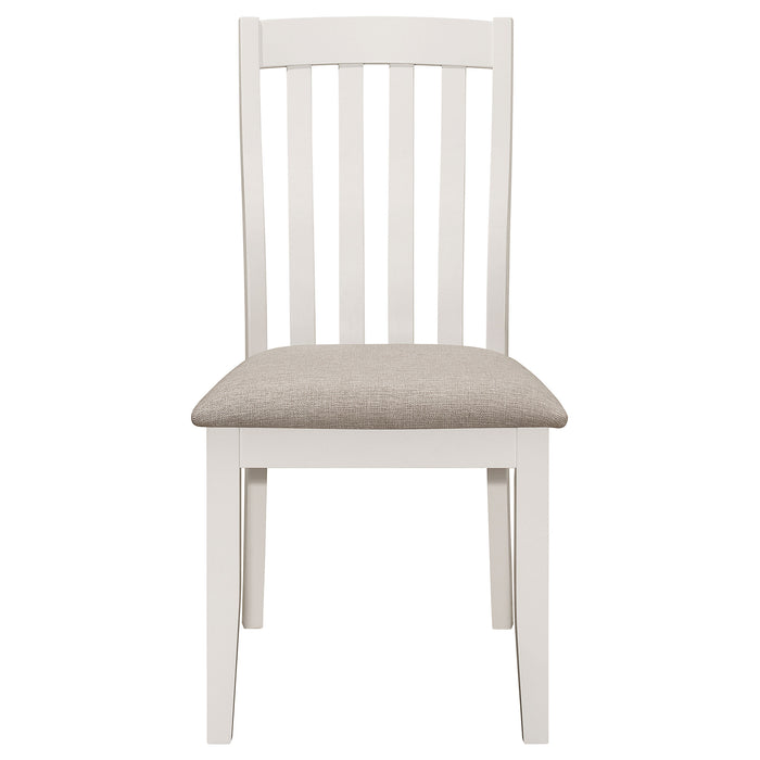 Nogales Wood Dining Side Chair Off White (Set of 2)