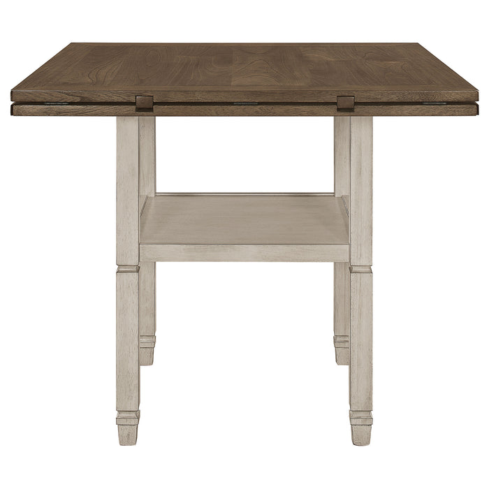 Sarasota 60-inch Extension Counter Dining Table Rustic Cream