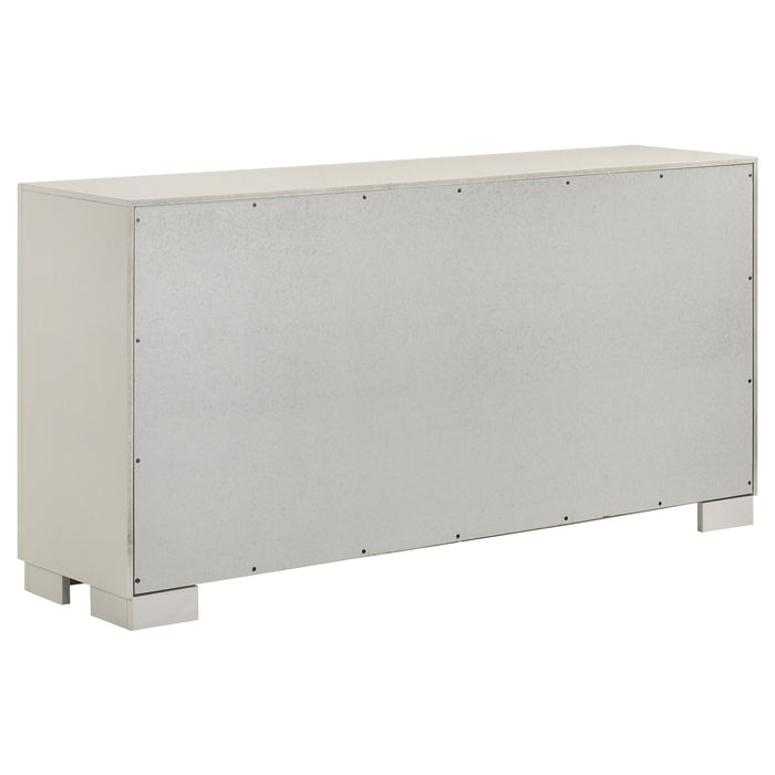 Jessica 6-drawer Dresser Snow White