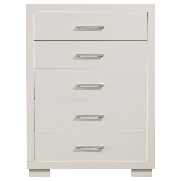 Jessica 5-drawer Bedroom Chest Snow White