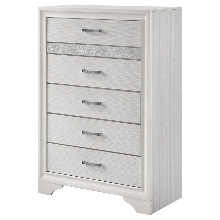 Miranda 5-drawer Bedroom Chest White