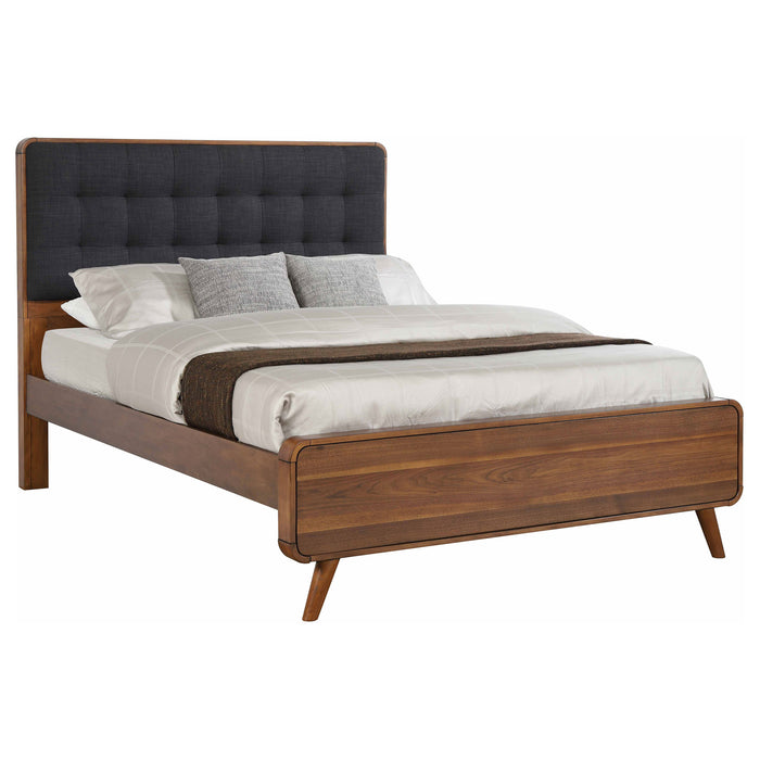 Robyn 4-piece Eastern King Bedroom Set Dark Walnut