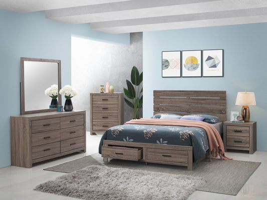 Brantford 4-piece Queen Bedroom Set Barrel Oak