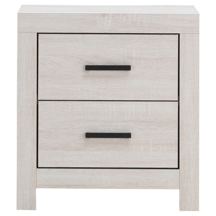 Brantford 2-drawer Nightstand Coastal White