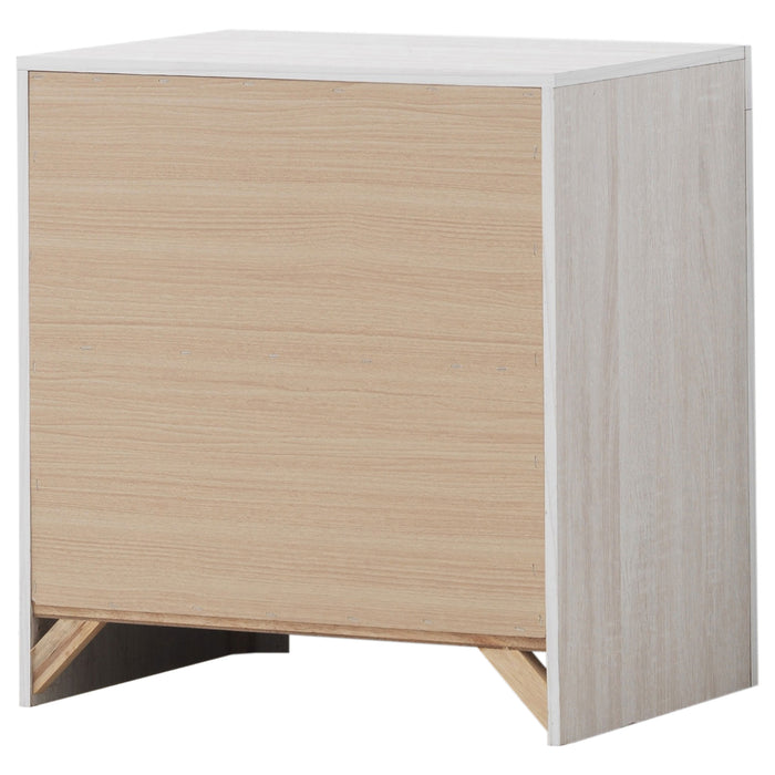 Brantford 2-drawer Nightstand Coastal White