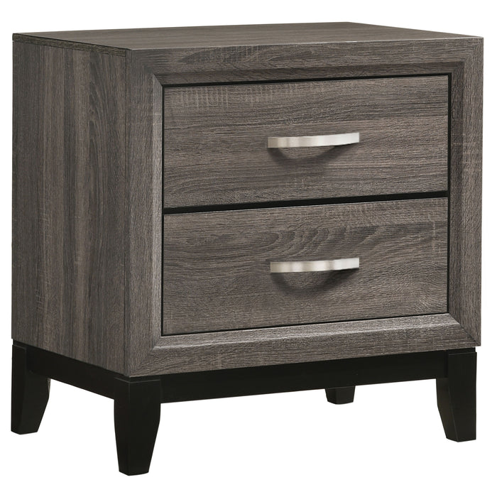 Watson 4-piece Queen Bedroom Set Grey Oak