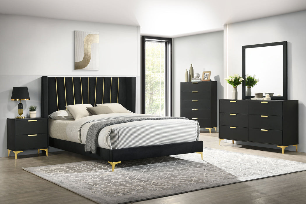 Kendall 5-piece Queen Bedroom Set Black