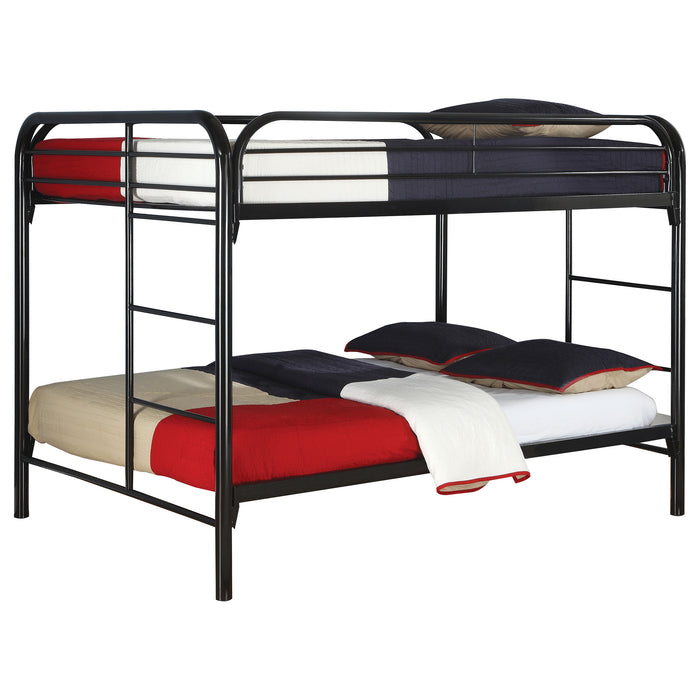 Morgan Metal Full Over Full Bunk Bed Black