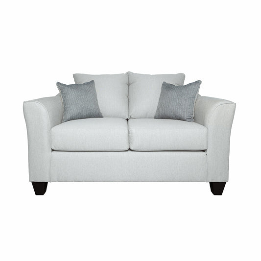 Salizar Upholstered Flared Arm Loveseat Sand