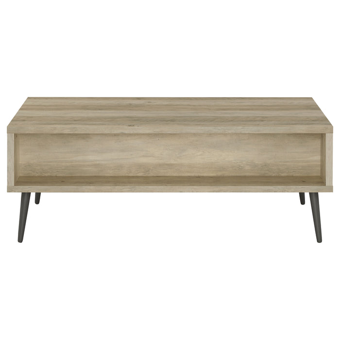 Welsh 1-drawer Engineered Wood Coffee Table Distressed Pine