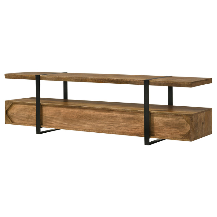 Otto 5-drawer Mango Wood 70-inch TV Stand Media Console Brown