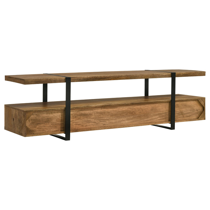 Otto 5-drawer Mango Wood 70-inch TV Stand Media Console Brown