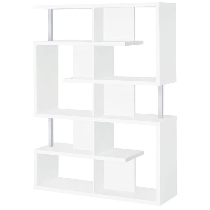 Hoover 63-inch 5-shelf Bookshelf White