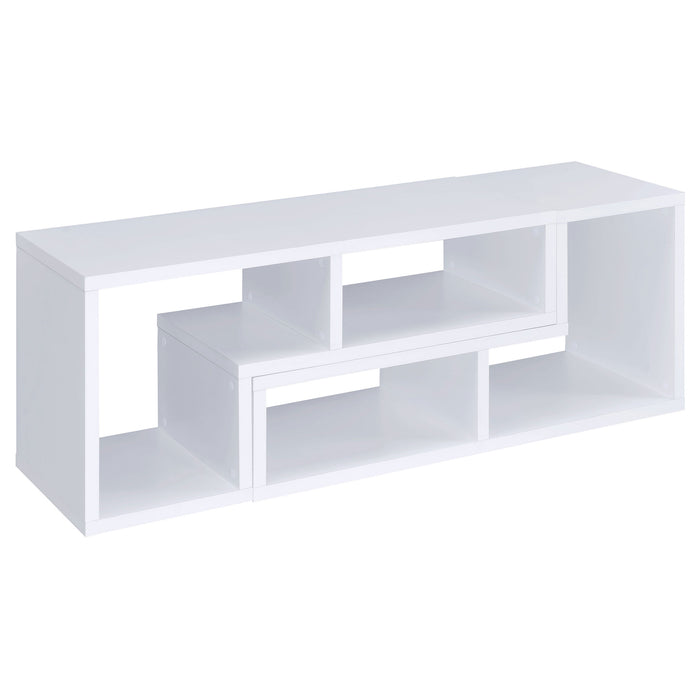 Velma Multipurpose TV Stand and Bookshelf White