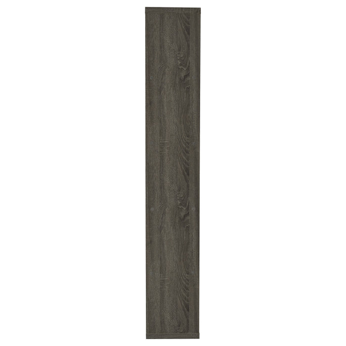 Joey 71-inch 5-shelf Bookshelf Weathered Grey