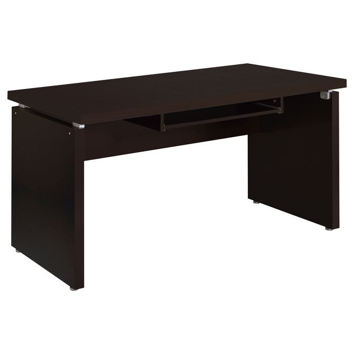 Skylar 83-inch L-Shaped Office Computer Desk Cappuccino