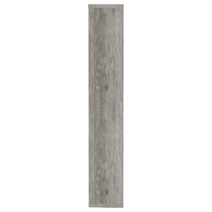 Theo 71-inch 7-shelf Bookshelf Grey Driftwood