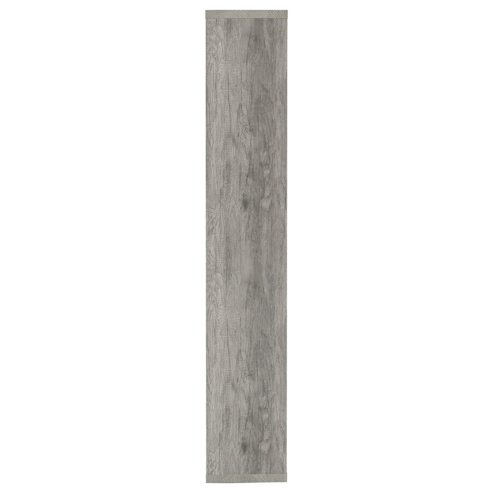 Theo 71-inch 7-shelf Bookshelf Grey Driftwood