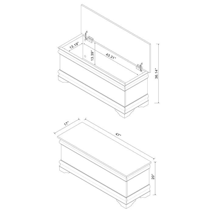 Pablo Cedar Chest Warm Brown