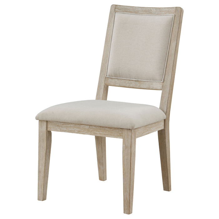 Trofello Cushioned Dining Side Chair White Washed (Set of 2)