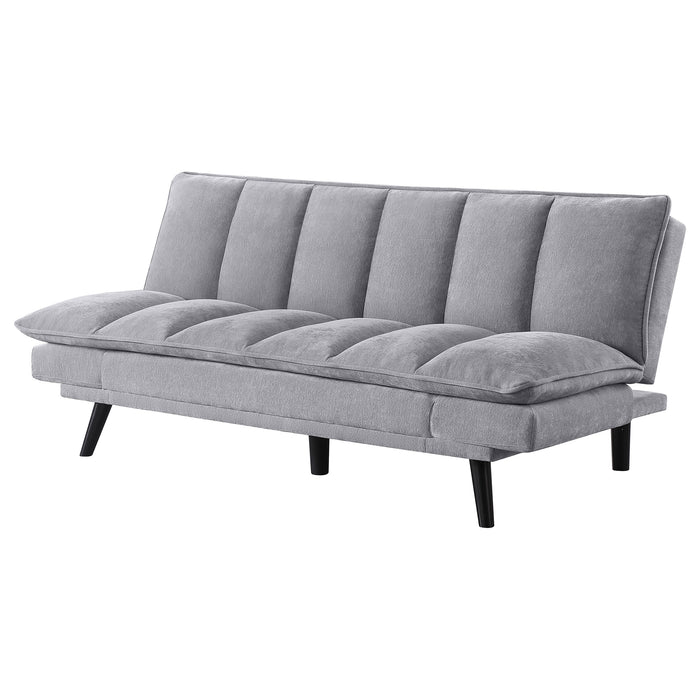 Laredo Upholstered Tufted Convertible Sofa Bed Grey