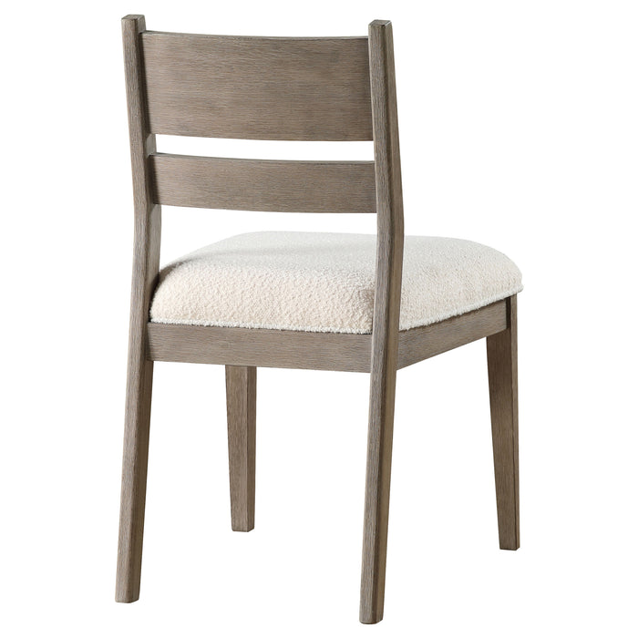 Cornelia Wood Dining Side Chair Coastal Grey (Set of 2)