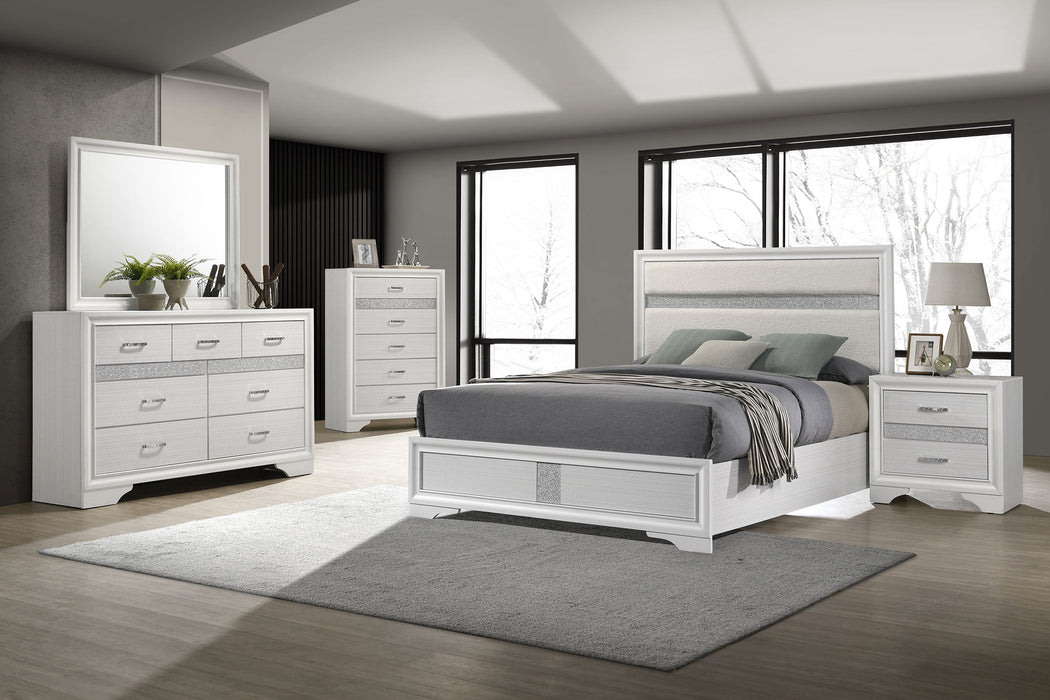 Miranda 4-piece Eastern King Bedroom Set White