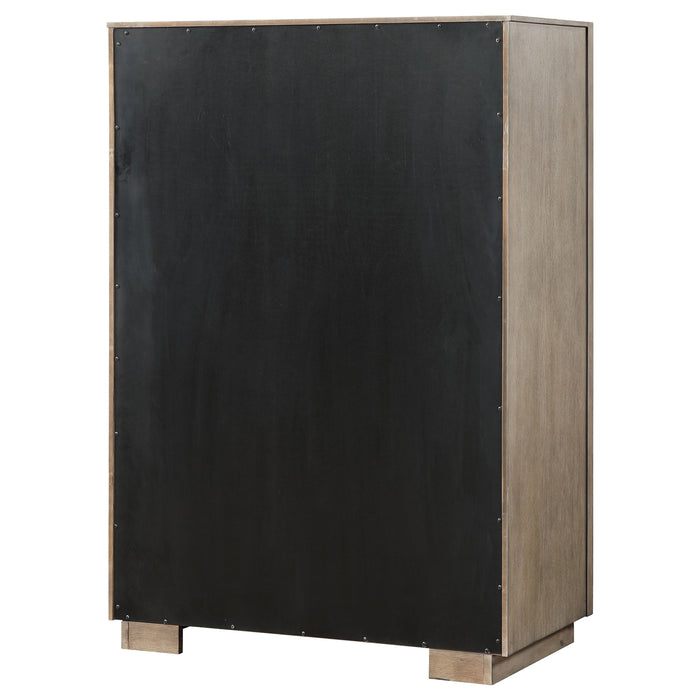 Durango 5-drawer Bedroom Chest Taupe Oak