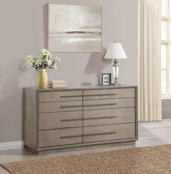 Durango 8-drawer Dresser Taupe Oak