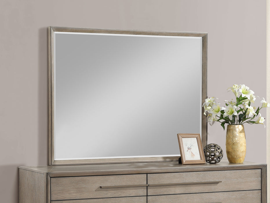 Durango Dresser Mirror Taupe Oak