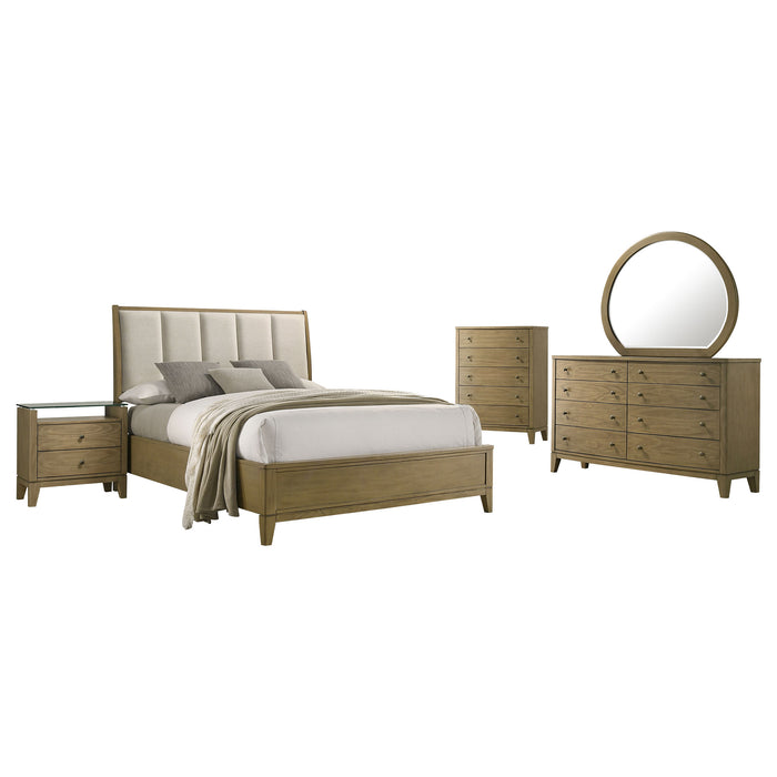 Granada 5-piece Queen Bedroom Set Natural Pine