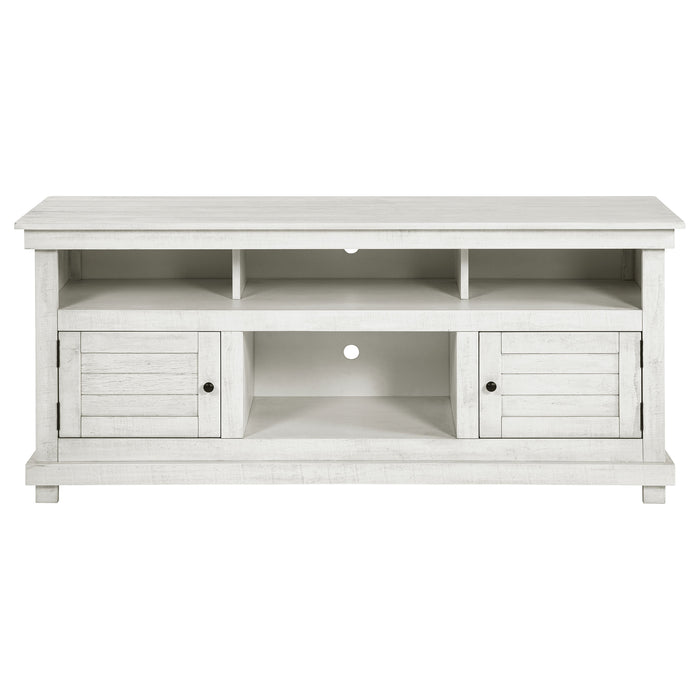 Payne 60-inch TV Stand Media Console Distressed White