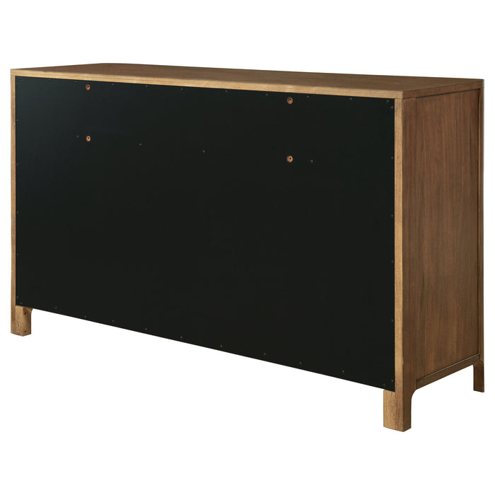 Maderia 8-drawer Dresser Cabinet Walnut