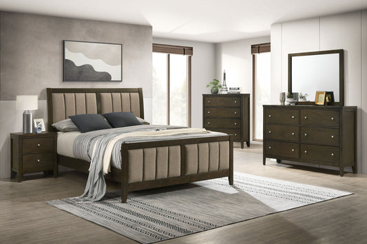 Wilkes 5-piece Eastern King Bedroom Set Dark Cocoa