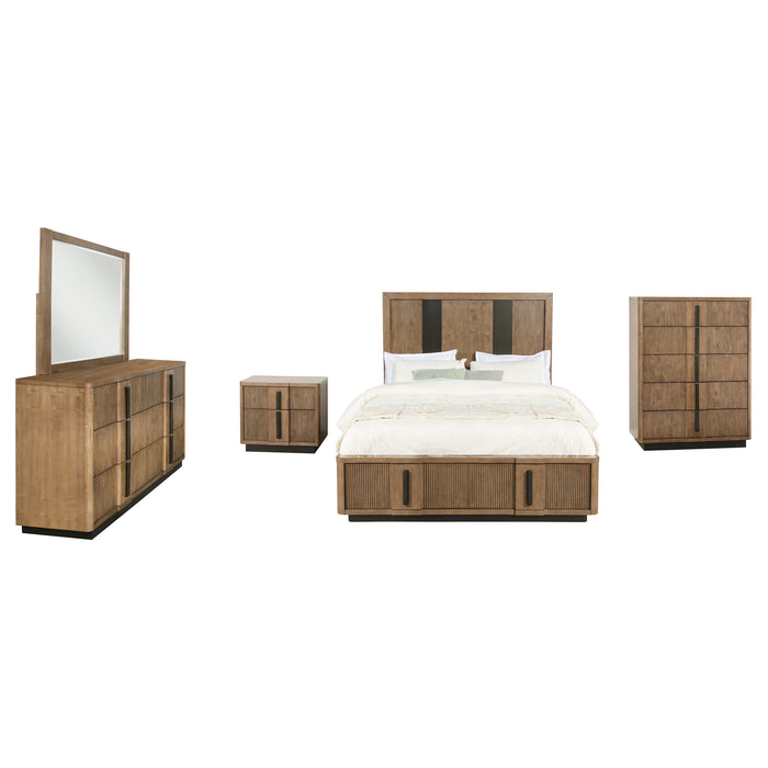 Terrace 5-piece Queen Bedroom Set Ash Brown