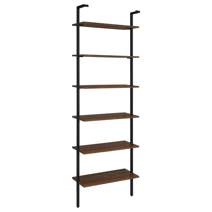 Owens 3-piece 96-inch Wall Mounted Bookshelf Set Walnut