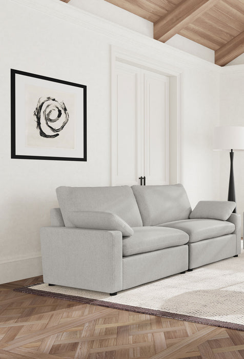 Collins Modular Power Loveseat Grey