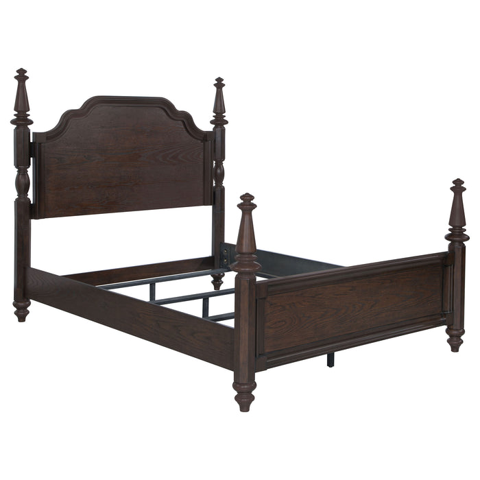 Andover 5-piece Eastern King Bedroom Set Dark Oak