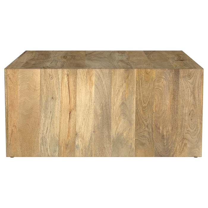 Benton Square Solid Mango Wood Coffee Table Natural