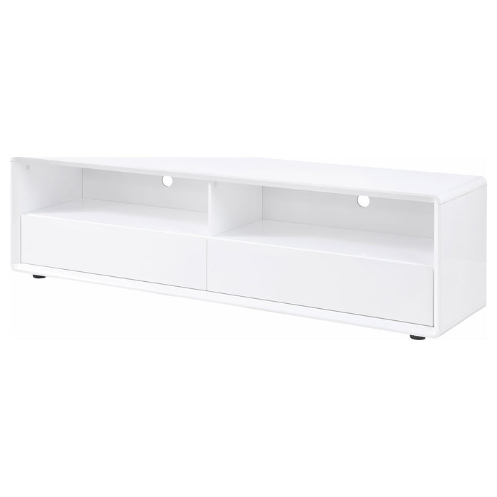 Ellice 71-inch TV Stand Media Console White