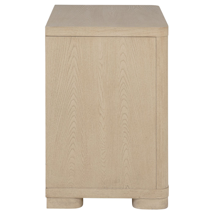 Ladera 2-drawer Nightstand Bedside Table Light Elm