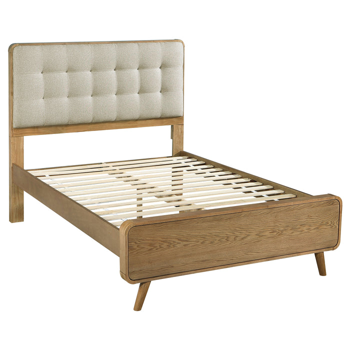 Robyn Wood Full Platform Bed Light Ash