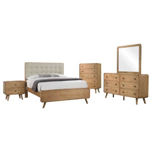 Robyn 5-piece California King Bedroom Set Light Ash