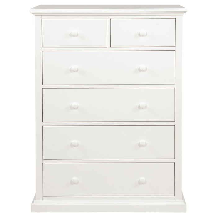 Sumerlin 6-drawer Bedroom Chest of Drawers White